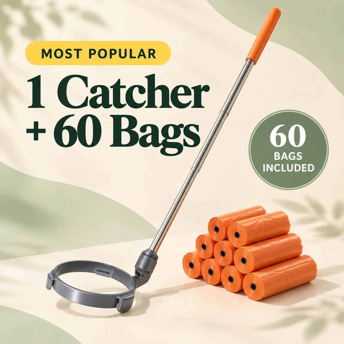 1 Catcher plus 60 bags bundle